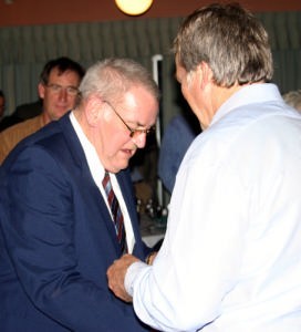 Murray Campbell receives his award from Craig Ross © Rob Bristow www.rowinginfo.info