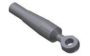 Eye fitting used with soft PBO cable- made with titanium for lightness and strength photo copyright Lewmar . http://www.lewmar.com taken at  and featuring the  class
