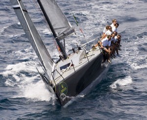 The new GP 42 Roma at his racing debut - VIII Trofeo SM La Reina Rolex Cup photo copyright  Rolex/ Kurt Arrigo http://www.regattanews.com taken at  and featuring the  class