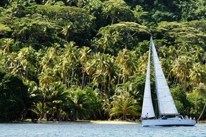 Lagoon racing - The Tahiti Pearl Regatta photo copyright Morgan Rogers taken at  and featuring the  class