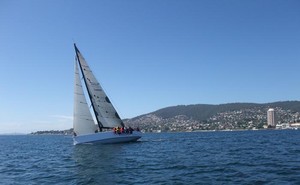 Veloce saw the opposition go over the line, but they kept going and reduced the gap by as much as they could - Heemskirk Consolidated Melbourne to Hobart photo copyright  John Curnow taken at  and featuring the  class