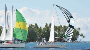 Perfect conditions - The Tahiti Pearl Regatta photo copyright Morgan Rogers taken at  and featuring the  class