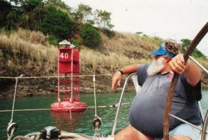 Vale Megga! He had done sooooo many miles. Here he's in the Panama Canal - Melbourne Latitude Series photo copyright  John Curnow taken at  and featuring the  class