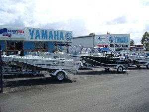Mid Coast Marine's Port Macquarie facility. - Quintrex names its top dealers photo copyright SW taken at  and featuring the  class