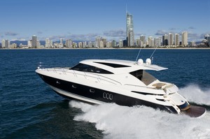 Riviera 5800 Sport Yacht with triple IPS photo copyright Ross Eason taken at  and featuring the  class