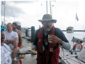 Geoff Duniam on arrival in Salvador - Mini Transat photo copyright Grande Pavois Organisation taken at  and featuring the  class