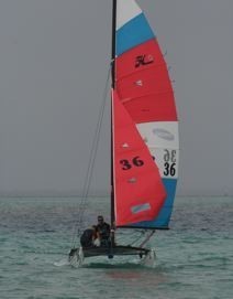 Day 4 Aaron and Bradley 1st overall - 2009 Suzuki Maine Fiji Hobie Challenge photo copyright Anthony Duchatel taken at  and featuring the  class