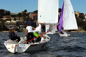 Youth Sailing Academy on Sydney Harbour. - End of Squad Regatta - Talented Sailor Squad YSA photo copyright Peter Andrews http://www.outimage.net taken at  and featuring the  class