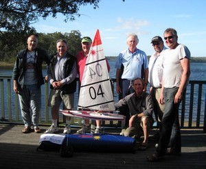 Place-getters - 2008 RC Laser Queensland state championship photo copyright Cliff Bromiley www.radiosail.com.au http://www.radiosail.com.au taken at  and featuring the  class