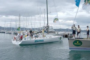 'Kontrol' with the bow of the then 'Ichi Ban', soon to be 'Goldfinger' coming into shot. - Melbourne to Apollo Bay (M2AB) photo copyright  John Curnow taken at  and featuring the  class
