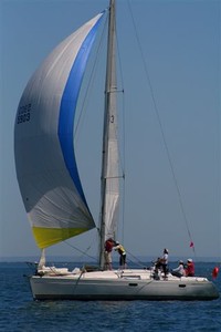 Spirit of Freya -Seems Joanne Harpur really did get the ocean racing bug. Bought her own boat to prove it. - Melbourne Latitude Series photo copyright  John Curnow taken at  and featuring the  class