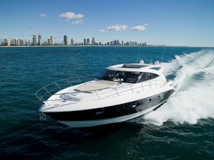 Featuring new IPS technology, the 5800 Sport Yacht powers ahead photo copyright Ross Eason taken at  and featuring the  class