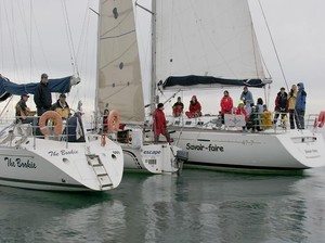 The Bookie entertains during postponment - Australian Womens' Keelboat Regatta 2008 photo copyright Teri Dodds http://www.teridodds.com taken at  and featuring the  class