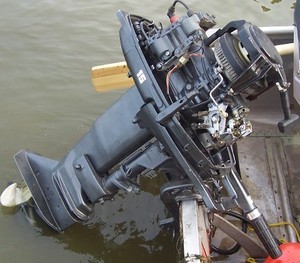 Cowl off, now this dunked outboard's best friend will be fresh water and plenty of it. - dunked outboard photo copyright SW taken at  and featuring the  class
