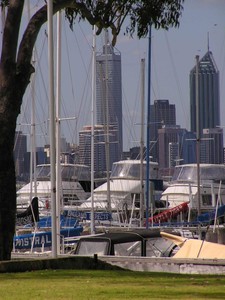 Royal Perth Yacht Club marina from the shoreline photo copyright RPYC RPYC taken at  and featuring the  class