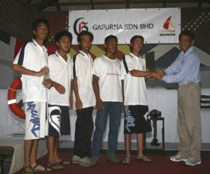 Team Malaysia Gapurna 2, Champions - Selangor Gapurna Int Youth OD Champs 2007 photo copyright Jeff Harris taken at  and featuring the  class