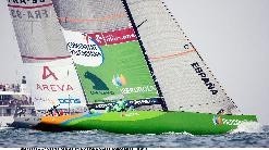 Desafio Espanol 2007 suffered a broken spinnaker pole - Louis Vuitton Cup photo copyright Desafio Espanol 2007 Photo http://www.desafioespanol2007.com taken at  and featuring the  class