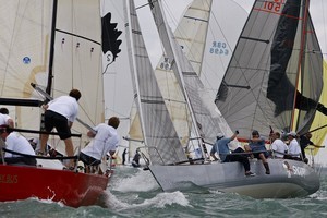 Day 1 of the 2009 Coutts Quarter Ton Cup being sailed at Cowes, Isle of Wight photo copyright Paul Wyeth / www.pwpictures.com http://www.pwpictures.com taken at  and featuring the  class