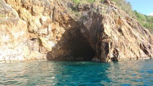 06 Treasure Island caves.JPG photo copyright Ian & Andrea Treleaven taken at  and featuring the  class