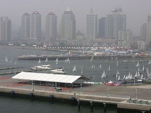 The Qingdao Olympic Sailing Centre will host the sailing events at the 2008 Olympic Games ©Cancan Chu/Getty Images - 2008 Olympics photo copyright  SW taken at  and featuring the  class