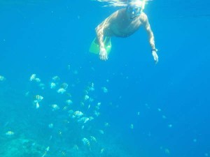 Snorkeling Les Saintes photo copyright Ian & Andrea Treleaven taken at  and featuring the  class
