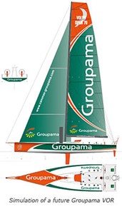 Groupama - Volvo 70 photo copyright Groupama - Franck Cammas http://www.cammas-groupama.com taken at  and featuring the  class