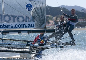 2009 18ft skiff International Series - San Francisco - Day 2 photo copyright Erik Simonson/MarineMediaAlliance.com http://marinemediaalliance.com/gallery/ taken at  and featuring the  class