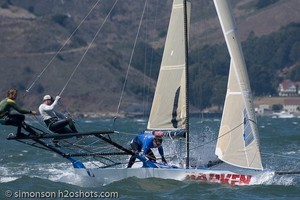 2009 18ft skiff International Series - San Francisco - Day 2 photo copyright Erik Simonson/MarineMediaAlliance.com http://marinemediaalliance.com/gallery/ taken at  and featuring the  class