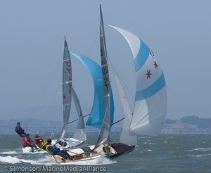2009 SAP 505 Worlds day 3 - San Francisco photo copyright Erik Simonson/MarineMediaAlliance.com http://marinemediaalliance.com/gallery/ taken at  and featuring the  class