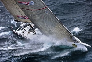 ROSEBUD/TEAM DYT, Roger Sturgeon USA Sail Number: USA60065, Design: STP 65  (2009 Rolex Fastnet Race)  
 photo copyright  Rolex / Carlo Borlenghi http://www.carloborlenghi.net taken at  and featuring the  class