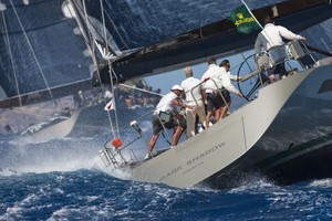 DARK SHADOW on Day 1 of the Rolex Maxi Yacht Cup photo copyright  Rolex / Carlo Borlenghi http://www.carloborlenghi.net taken at  and featuring the  class