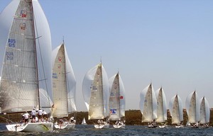 2009 Hamilton Island Farr 40 Australian Championship fleet photo copyright Sam Crichton  taken at  and featuring the  class