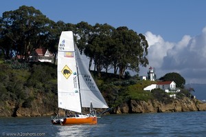 Three Bridge Fiasco, on San Francisco Bay, January 2010 photo copyright Eric Simonson - copyright taken at  and featuring the  class