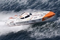 Copyright onEdition 2009© 2B1 Racing Team (Furnibo) driver Pierre Colpin (BEL) and throttle Frank Hemelaer (BEL) racing at round 3 of this years P1 Powerboat World Championships in Istanbul, Turkey.

 photo copyright Powerboat P1 World Championship http://www.powerboatp1.com taken at  and featuring the  class
