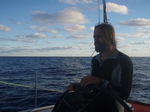 Javier 'Bubi' Sansó at the helm of Mutua Madrileña ©Mutua Madrileña - Barcelona World Race photo copyright Barcelona World Race http://www.barcelonaworldrace.org taken at  and featuring the  class