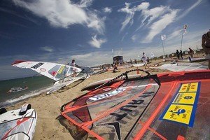 Wall to wall sunshine here in Costa Brava 2007 photo copyright  John Carter / PWA http://www.pwaworldtour.com taken at  and featuring the  class