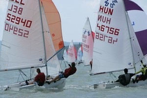 470 Europeans photo copyright Andrea Mag http://www.hunsail.hu/homepage taken at  and featuring the  class
