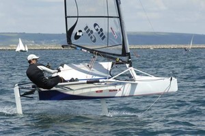 International Moth UK Nats - Adam May photo copyright Steve Arkley http://www.sailshots.co.uk taken at  and featuring the  class
