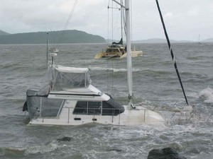 Airlie Beach/Cannonvale storm damage photo copyright Jim Gard, Fusion Catamarans Airlie Beach http://www.fusioncats.com.au taken at  and featuring the  class