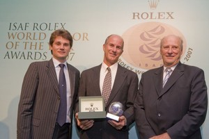 Arnaud Boetsch, Rolex SA, Ed BAIRD, H.M. King Harald of Norway, ISAF Rolex World Sailor of the Year Awards 2007 photo copyright  Rolex / Carlo Borlenghi http://www.carloborlenghi.net taken at  and featuring the  class