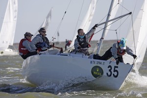 Sally Barkow, Nashotah, WI USA leading after 6 races 2007 Rolex International Women's Keelboat Championship photo copyright  Rolex / Dan Nerney taken at  and featuring the  class