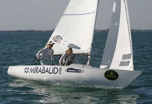 Sarah AYTON, Sarah WEBB, Pippa WILSON, GBR - Yngling - Rolex Miami OCR 2008 photo copyright  Rolex / Dan Nerney taken at  and featuring the  class