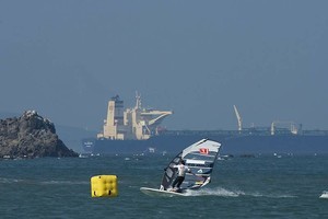 Ross Williams - PWA World Surf Cup Ulsan photo copyright  John Carter / PWA http://www.pwaworldtour.com taken at  and featuring the  class