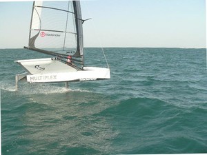 Rohan Veal setting a new ’sort of’ Rount the World record photo copyright Sail-World.com /AUS http://www.sail-world.com taken at  and featuring the  class