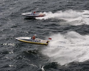 Action - 2008 Round Britain Offshore Powerboat Race photo copyright Round Britain Offshore Powerboat Race 2008 http://www.roundbritainrace.co.uk taken at  and featuring the  class