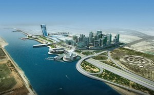 ADNEC marina concept for Abu Dhabi, the world's richest city. photo copyright MIAA taken at  and featuring the  class