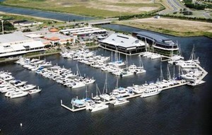 Aerial Hope Island Resort Marina photo copyright SW taken at  and featuring the  class