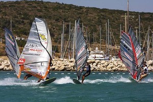 Albeau leads the way - Pegasus Airlines Alacati PWA World Cup - Day 4 2009 photo copyright  John Carter / PWA http://www.pwaworldtour.com taken at  and featuring the  class