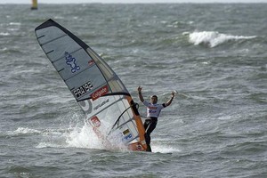 Albeau no handed! - Sylt 2008 photo copyright  John Carter / PWA http://www.pwaworldtour.com taken at  and featuring the  class