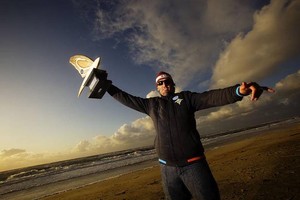 Albeau takes the wave title - 2009 PWA Colgate World Cup photo copyright  John Carter / PWA http://www.pwaworldtour.com taken at  and featuring the  class